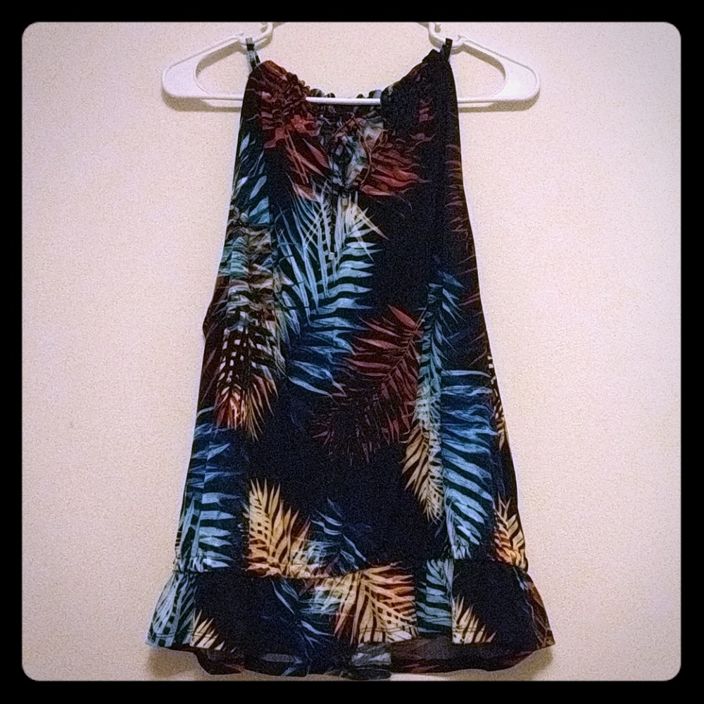 Jungle theme halter top